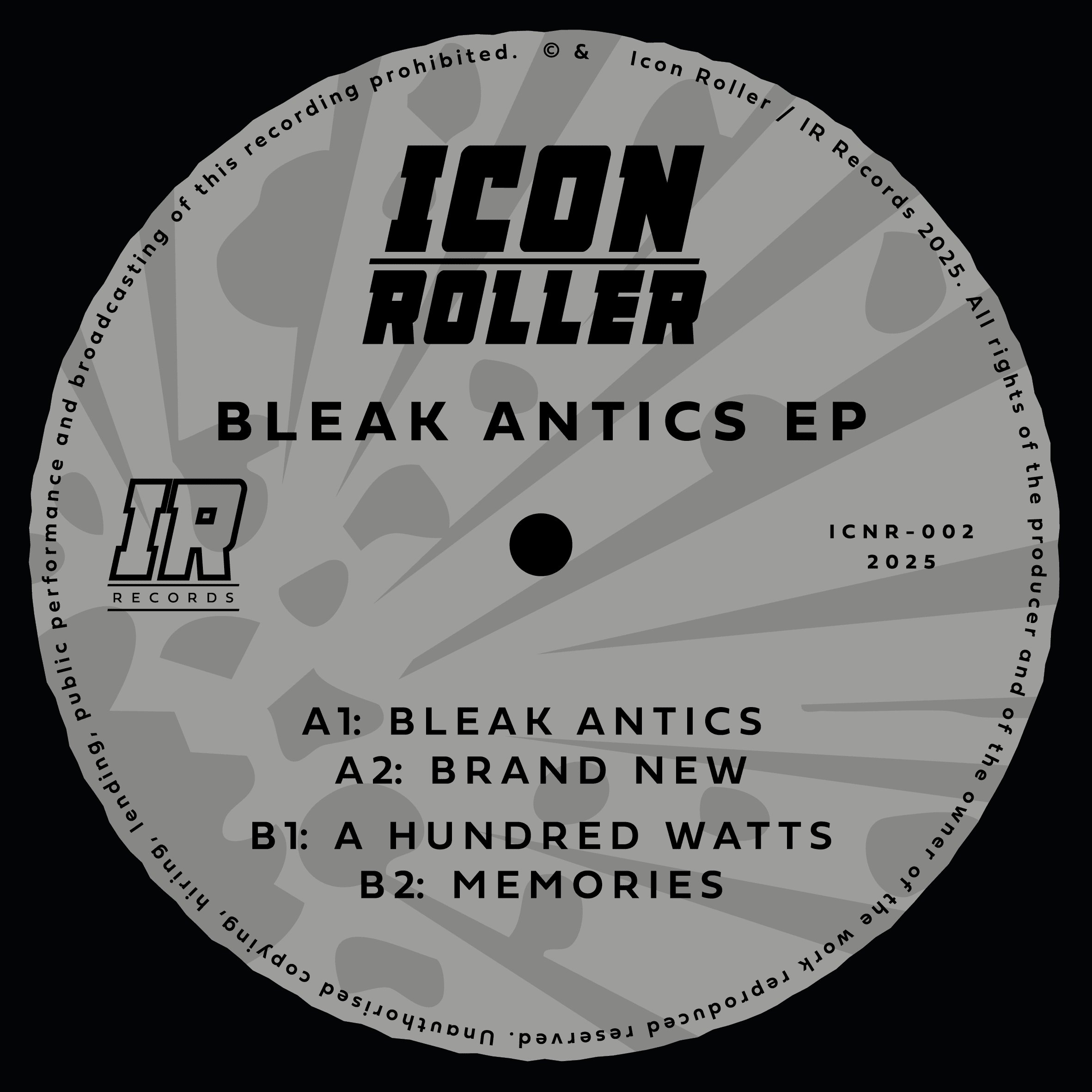 Icon Roller — Bleak Antics EP (ICNR-002)